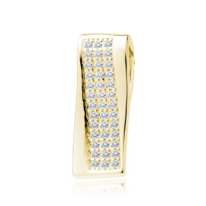 Pandantiv argint placat cu aur galben cu pietre DiAmanti Z0785CG_W-DIA (Argint 925‰ 2,2 g.) Pandantiv argint placat cu aur galben cu pietre DiAmanti Z0785CG_W-DIA (Argint 925‰ 2,2 g.)